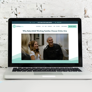 Orthodontist website design